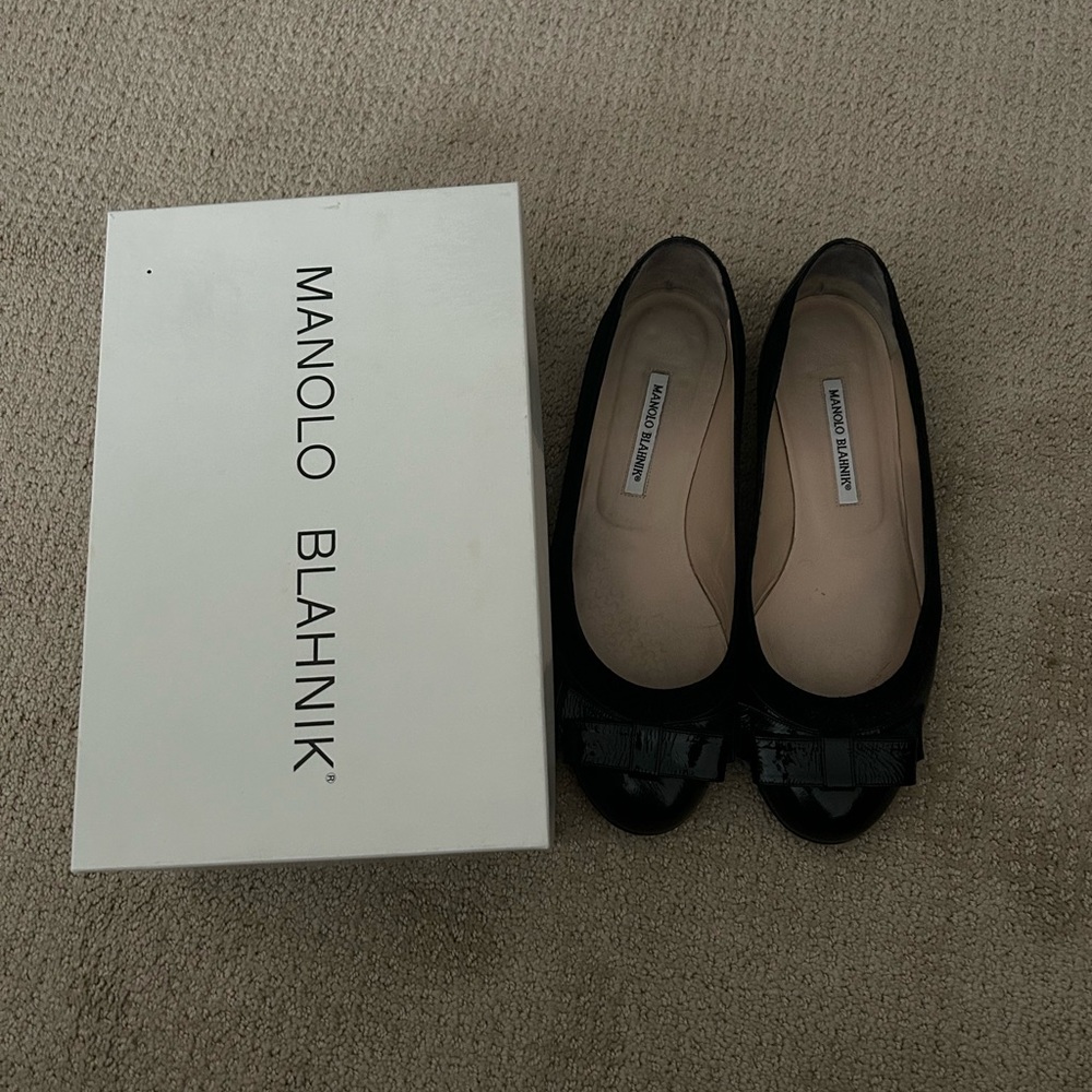 Women’s Manolo Blahnik Sofiero Patent Black